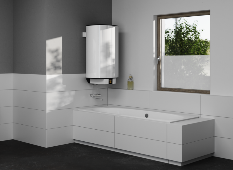 STIEBEL ELTRON Wiszące pojemnościowe ogrzewacze wody SHZ 100 LCD + Set